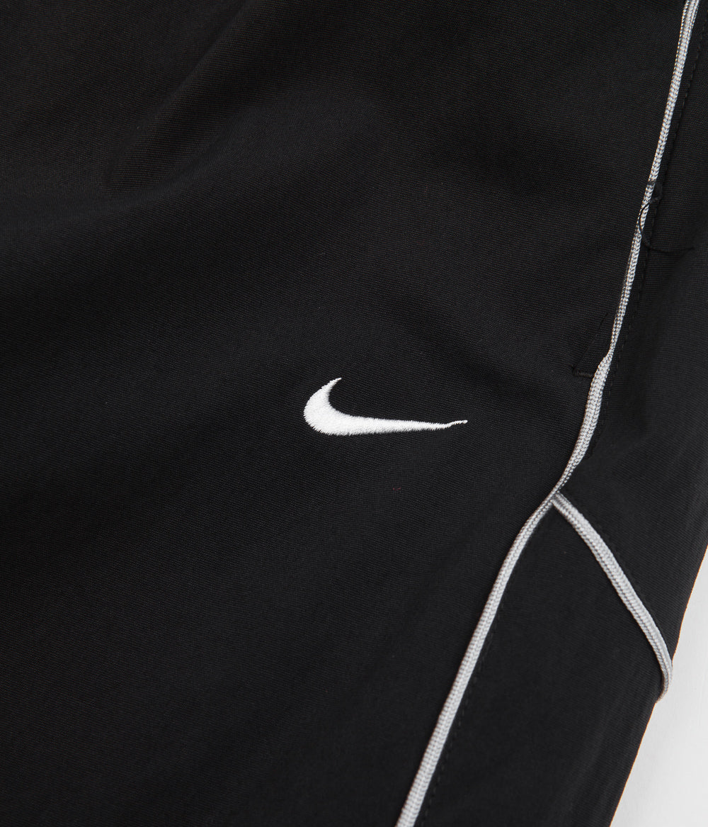 Black Nike trackpants baggy sweatpants. Drawstring... - Depop